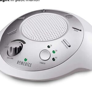 Homedics Silver and White Sound Machine
